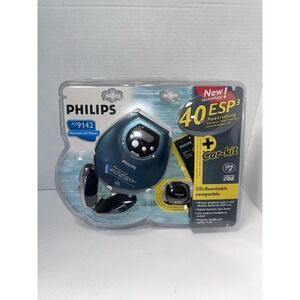 Philips Powersaving 40 ESP3 Skip Protection CD Player AZ9142/17 W Car Kit NEW